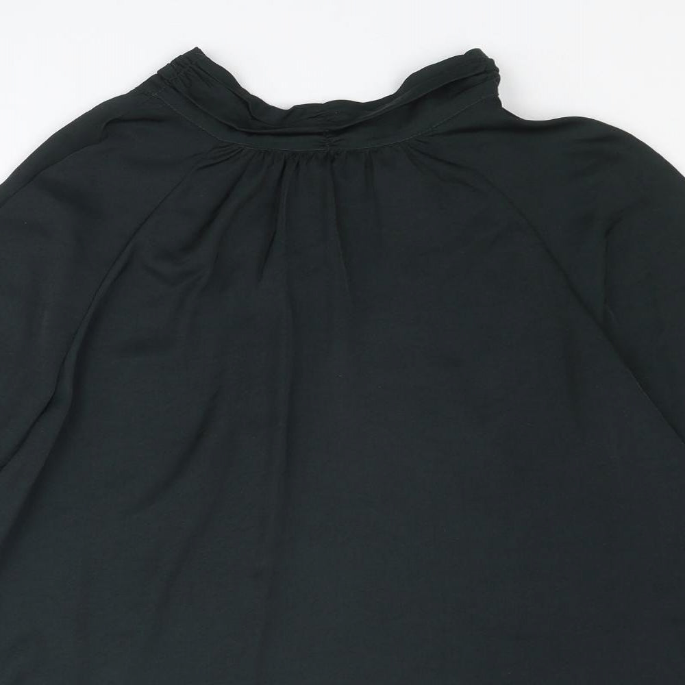 Womens UK Size 12 Mint Velvet Black Basic Blouse