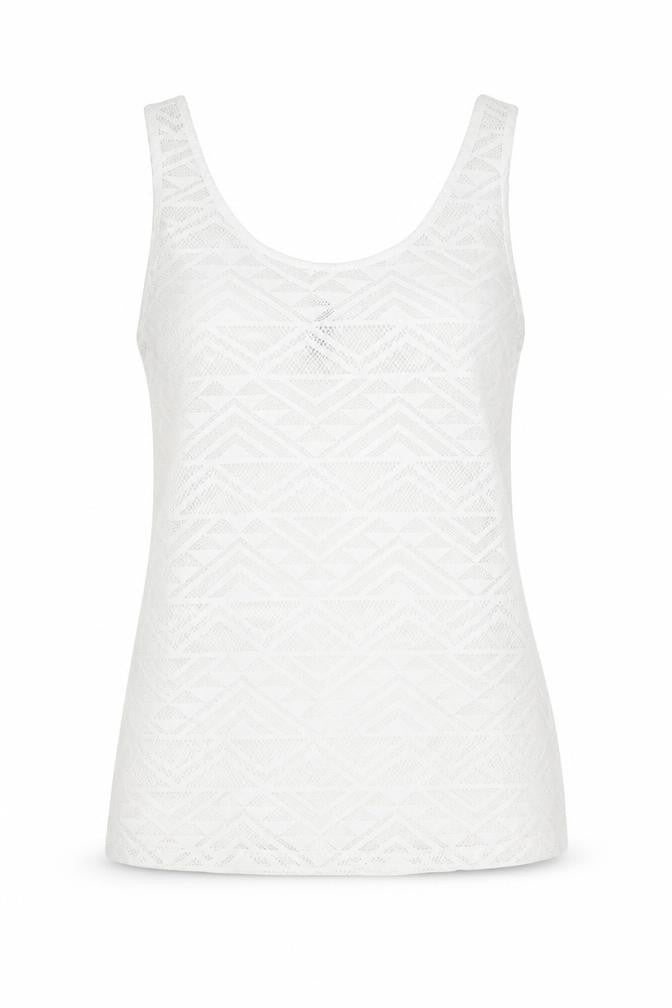 Womens UK Size S Divided by H&M White Basic Tank