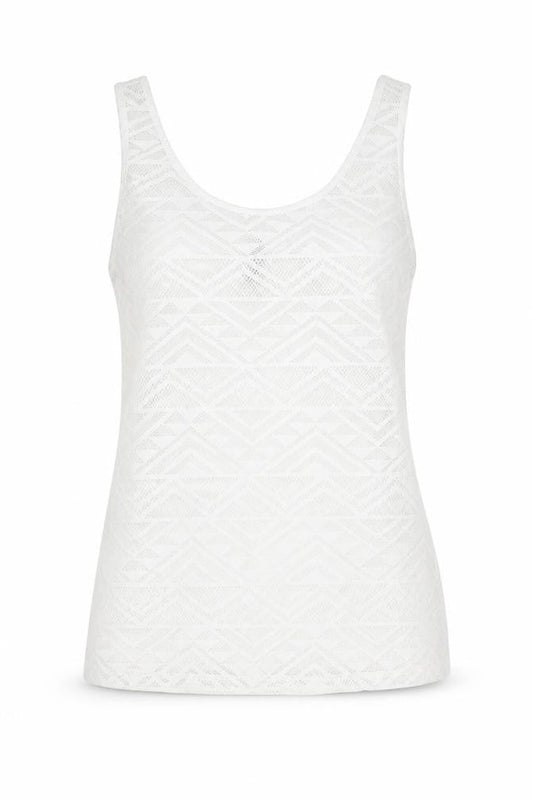 Womens UK Size S Divided by H&M White Basic Tank