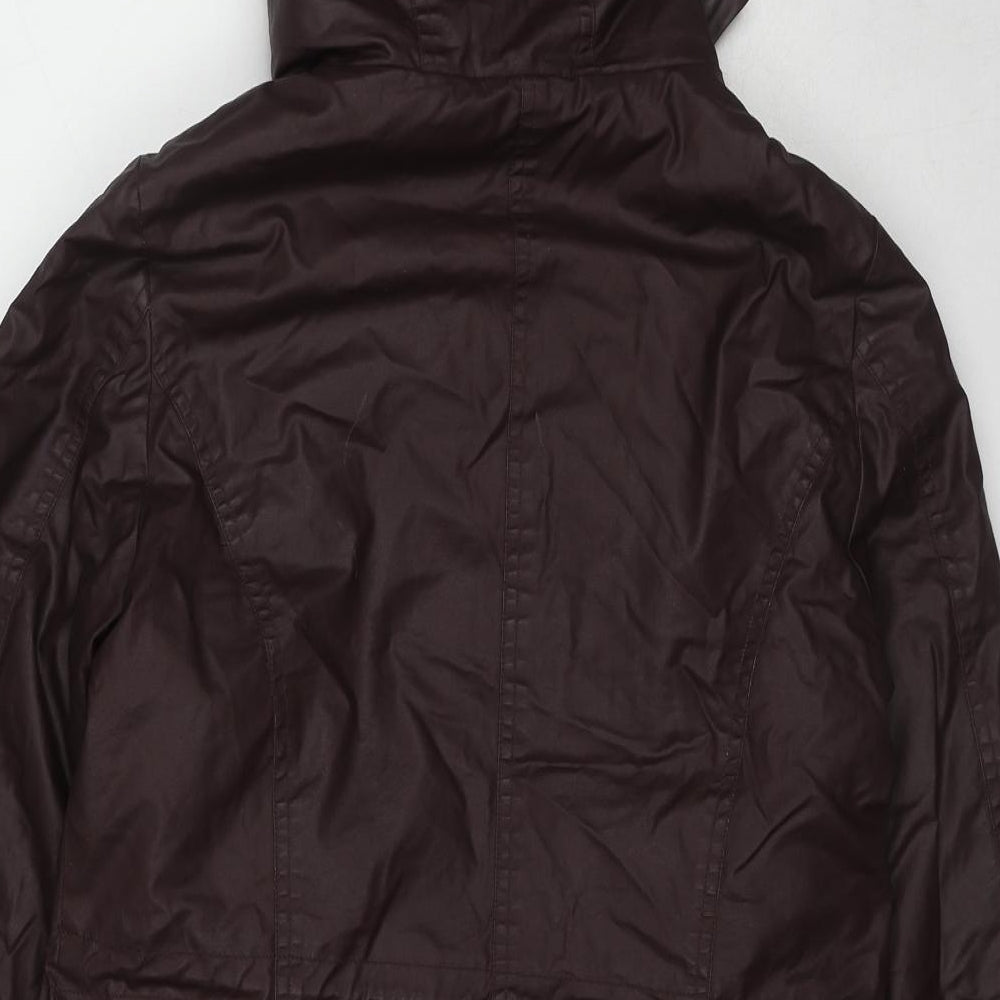 Womens UK Size 8 Marks and Spencer Brown Parka Coat