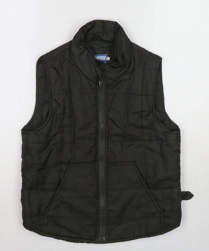 Athletic Sports Womens Green Gilet Jacket Size 10 Zip
