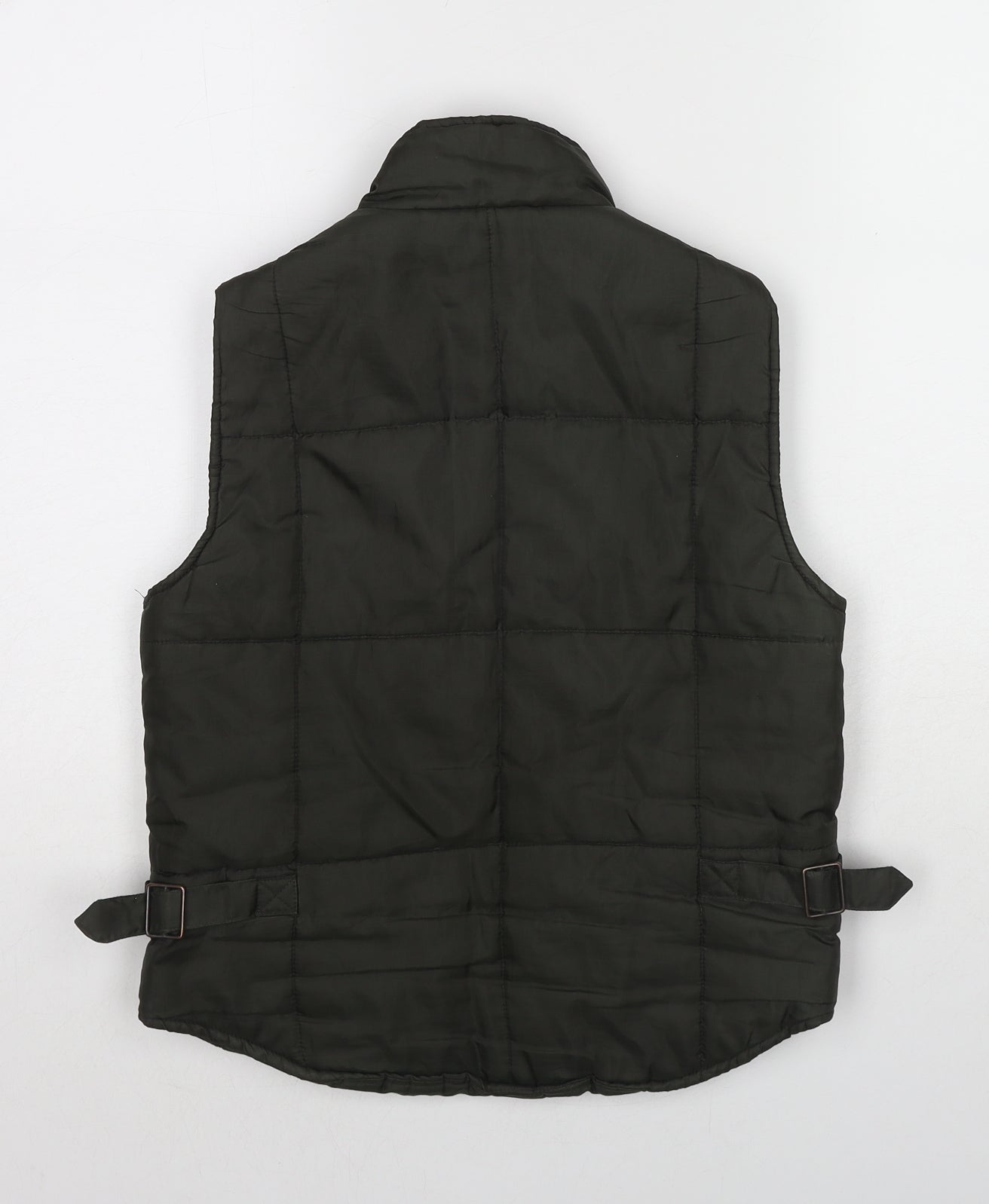 Athletic Sports Womens Green Gilet Jacket Size 10 Zip