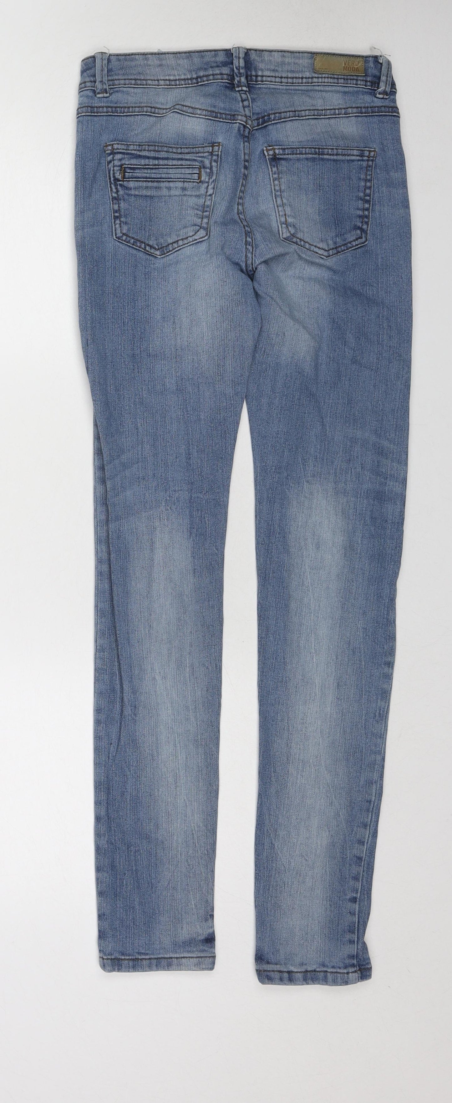 Womens UK Size 25 in VERO MODA Regular Fit Skinny Blue Jeans