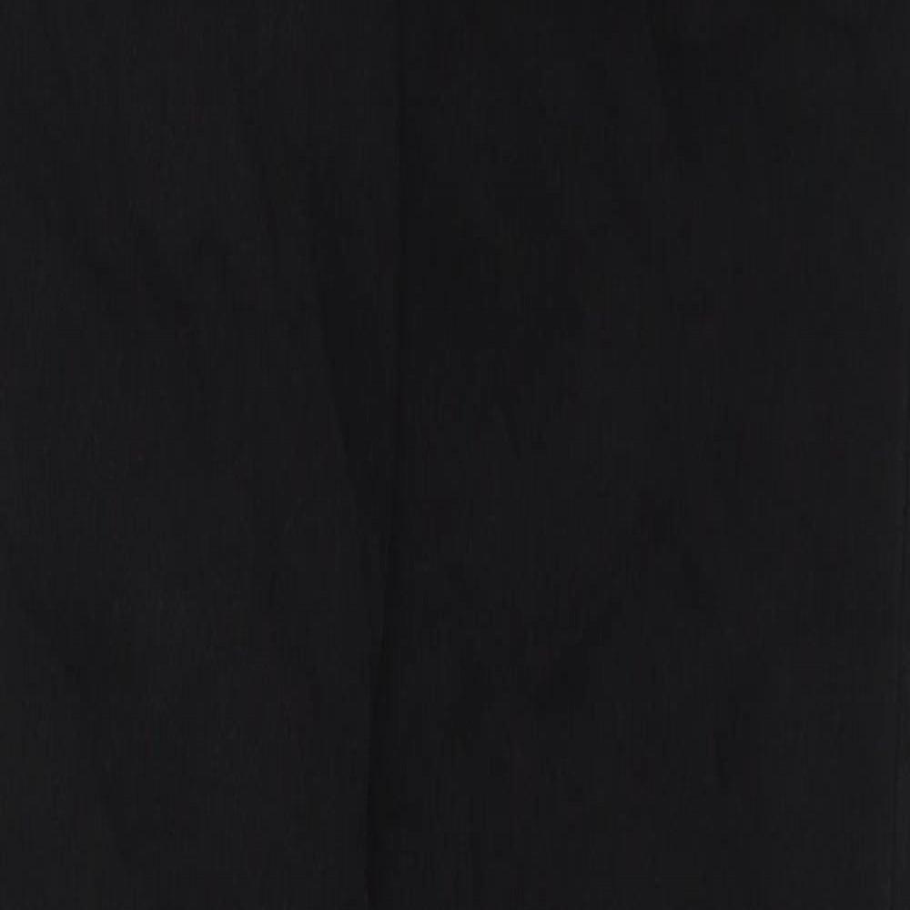 Mango Girls Black Cotton Skinny Jeans Size 11-12 Years Regular Zip