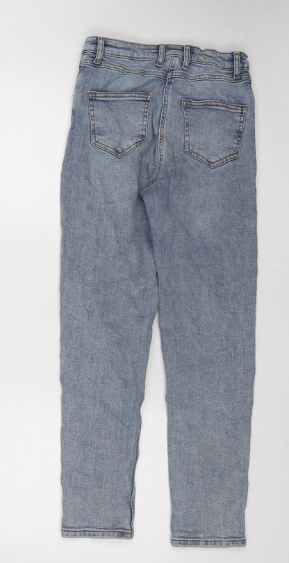 Design Ark Girls Blue Cotton Skinny Jeans Size 11-12 Years Regular Zip
