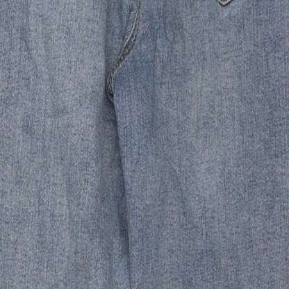 Design Ark Girls Blue Cotton Skinny Jeans Size 11-12 Years Regular Zip