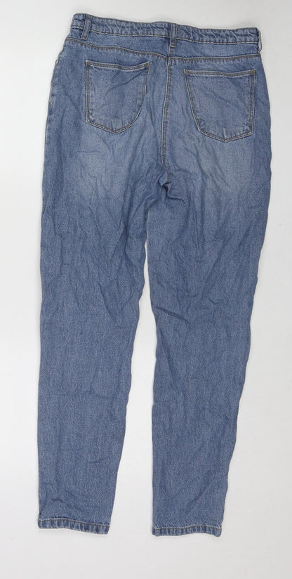 Candy Girls Blue Cotton Skinny Jeans Size 16 Years Regular Zip - Distressed