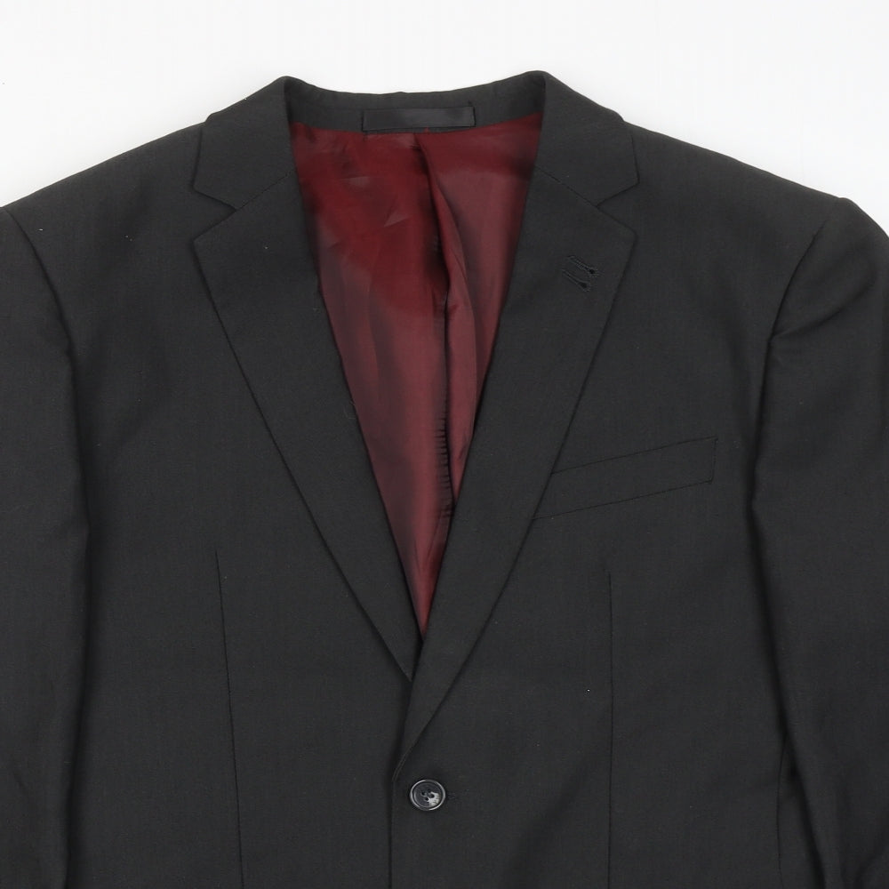 Mens UK Size 40 Marc Darcy Regular Grey Suit Jacket