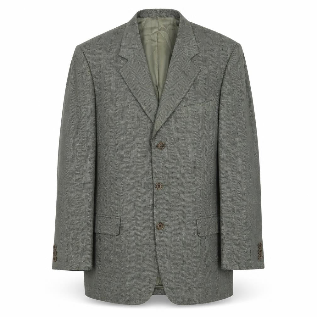 Mens UK Size 40 Marks and Spencer Regular Green Suit Jacket