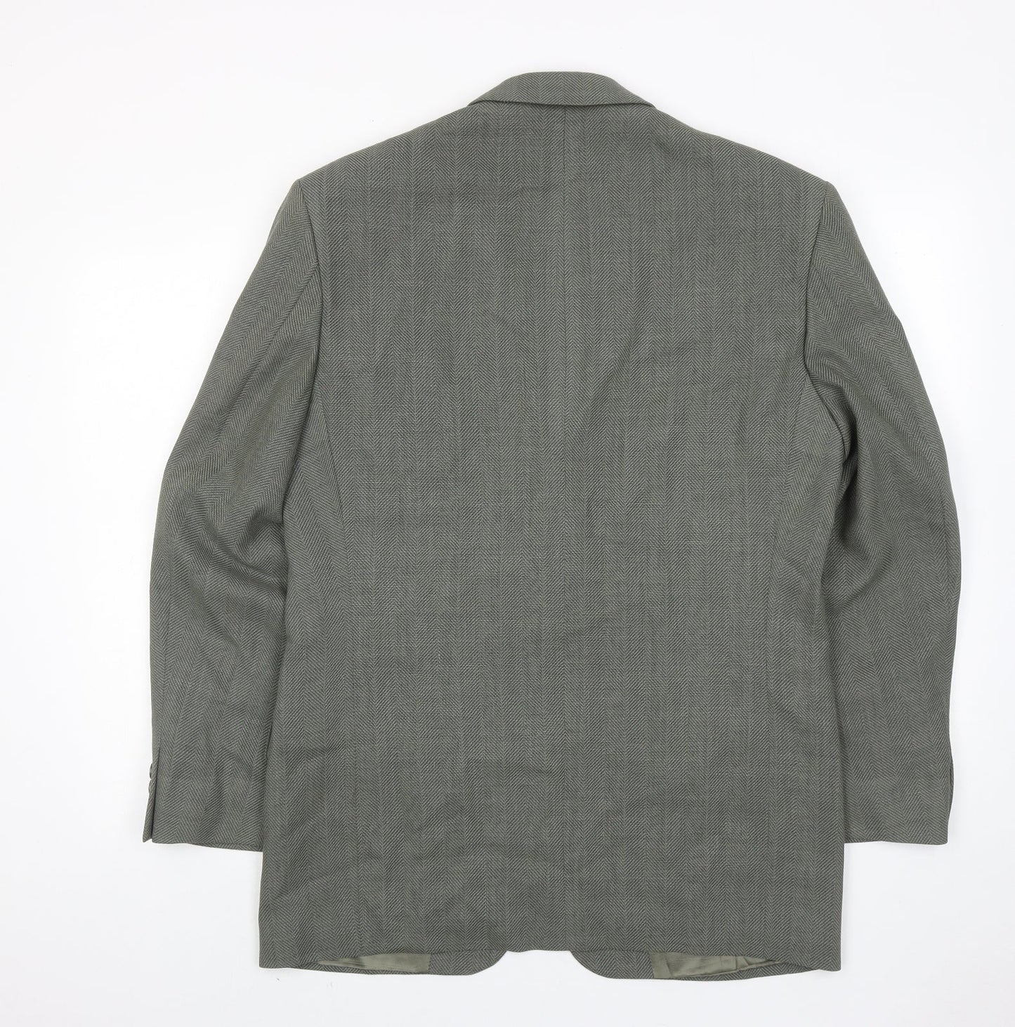Mens UK Size 40 Marks and Spencer Regular Green Suit Jacket