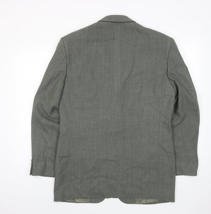 Mens UK Size 40 Marks and Spencer Regular Green Suit Jacket