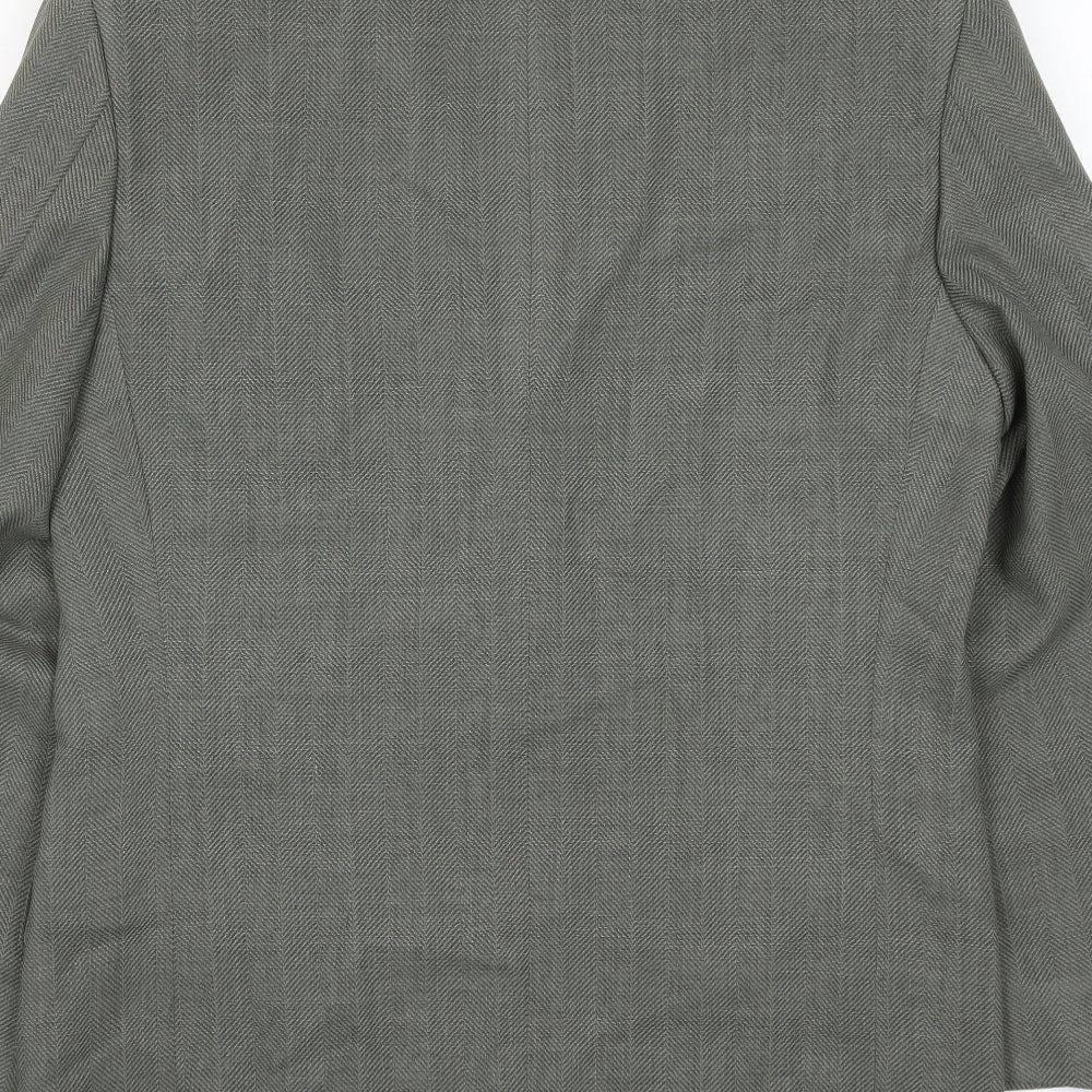 Mens UK Size 40 Marks and Spencer Regular Green Suit Jacket