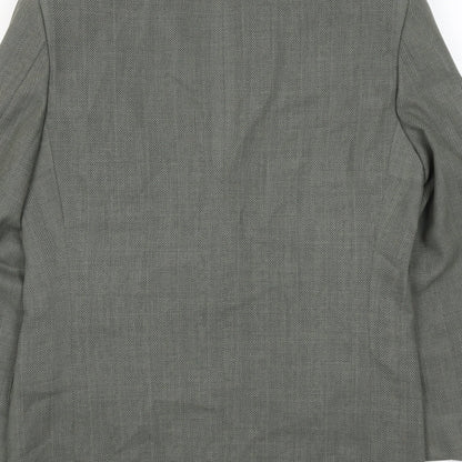 Mens UK Size 40 Marks and Spencer Regular Green Suit Jacket