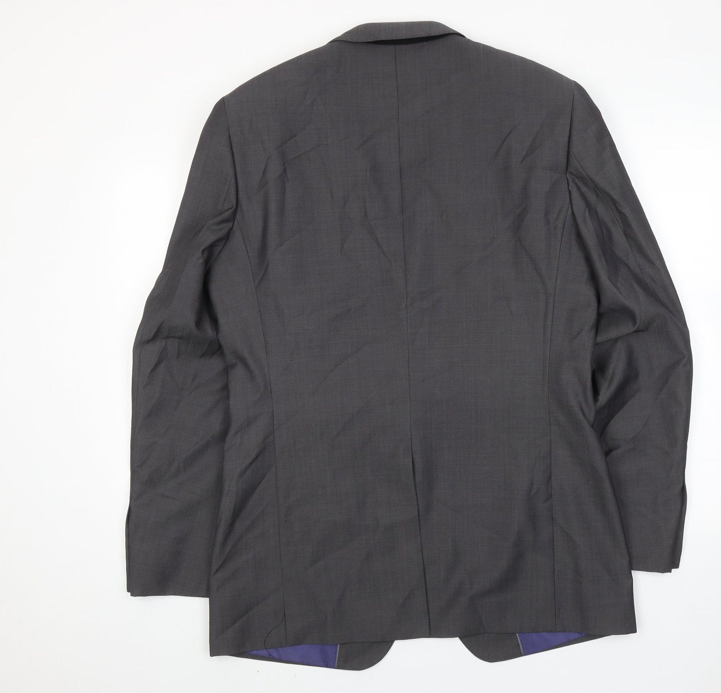 Autograph Mens Grey Wool Jacket Suit Jacket Size 40 Regular