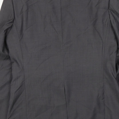 Autograph Mens Grey Wool Jacket Suit Jacket Size 40 Regular