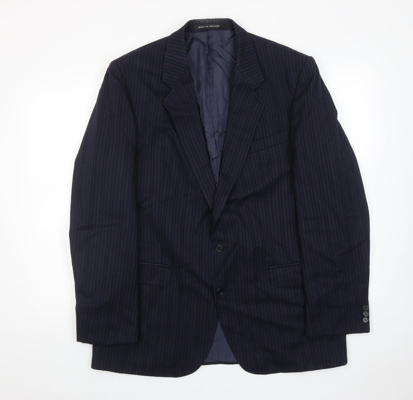 Mens UK Size 44 The Label Regular Blue Suit Jacket