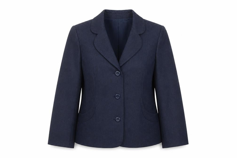 Womens UK Size 12 EWM Regular Blue Suit Jacket