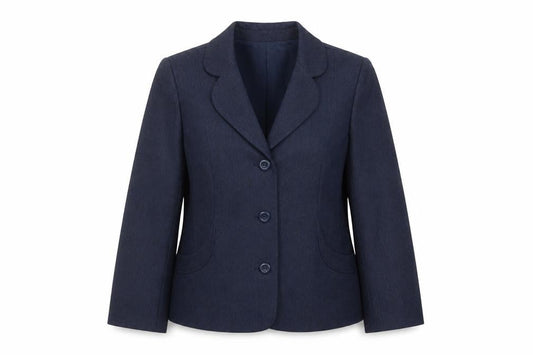 Womens UK Size 12 EWM Regular Blue Suit Jacket