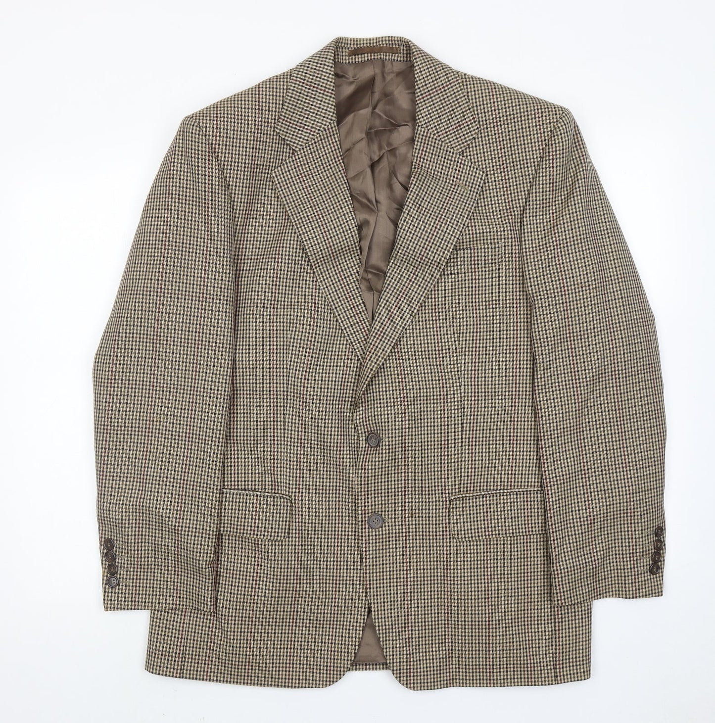 Mens UK Size 40 Mr Harry Regular Brown Suit Jacket