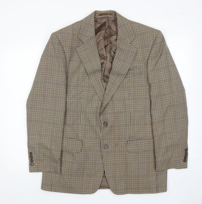 Mens UK Size 40 Mr Harry Regular Brown Suit Jacket