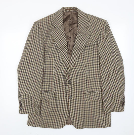 Mens UK Size 40 Mr Harry Regular Brown Suit Jacket