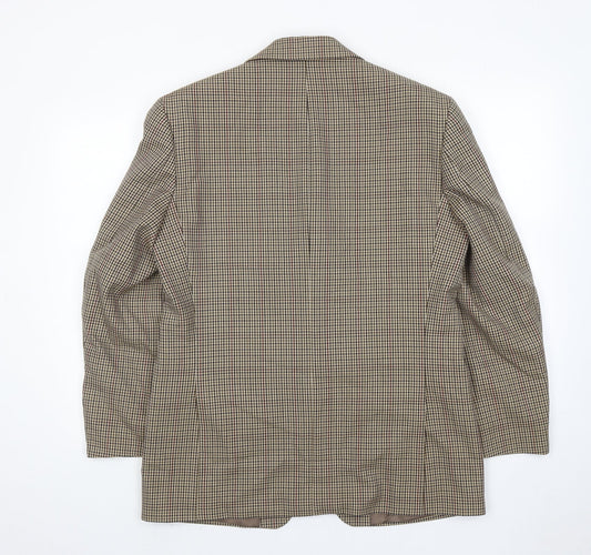 Mens UK Size 40 Mr Harry Regular Brown Suit Jacket