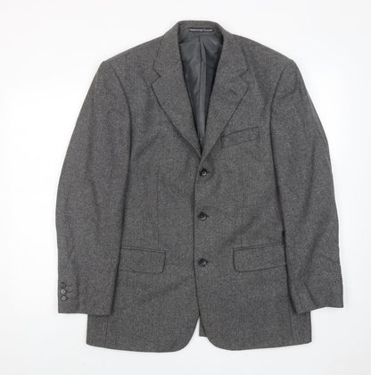 Mens UK Size 38 Greenwoods Regular Grey Suit Jacket