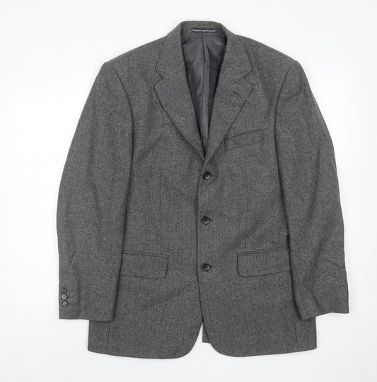 Mens UK Size 38 Greenwoods Regular Grey Suit Jacket
