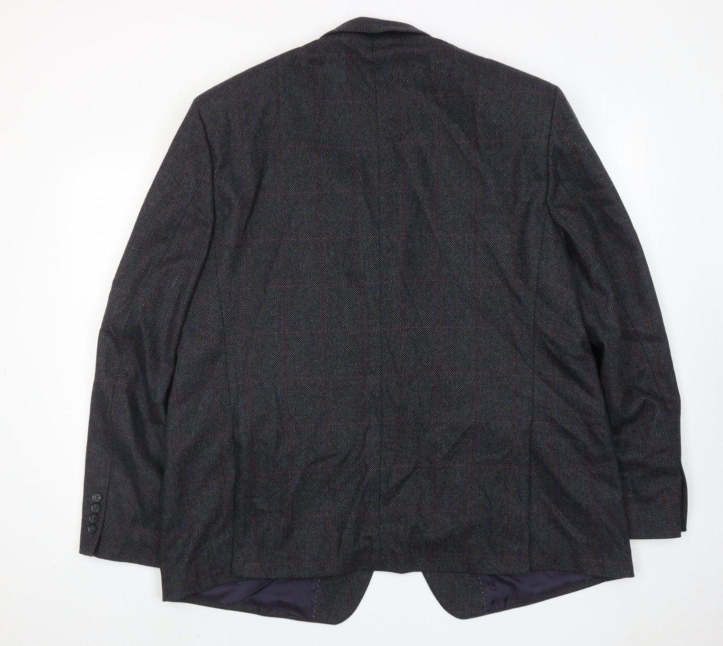 Atelier Mens Blue Wool Jacket Suit Jacket Size 48 Regular