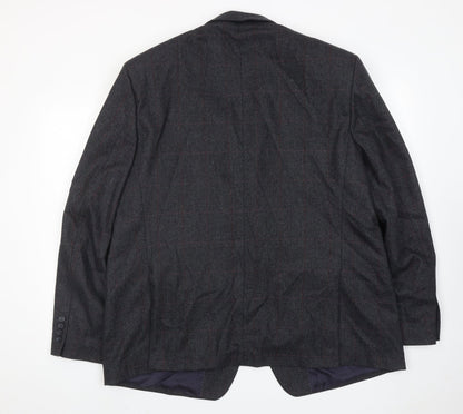 Atelier Mens Blue Wool Jacket Suit Jacket Size 48 Regular