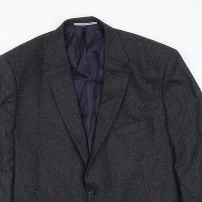 Atelier Mens Blue Wool Jacket Suit Jacket Size 48 Regular