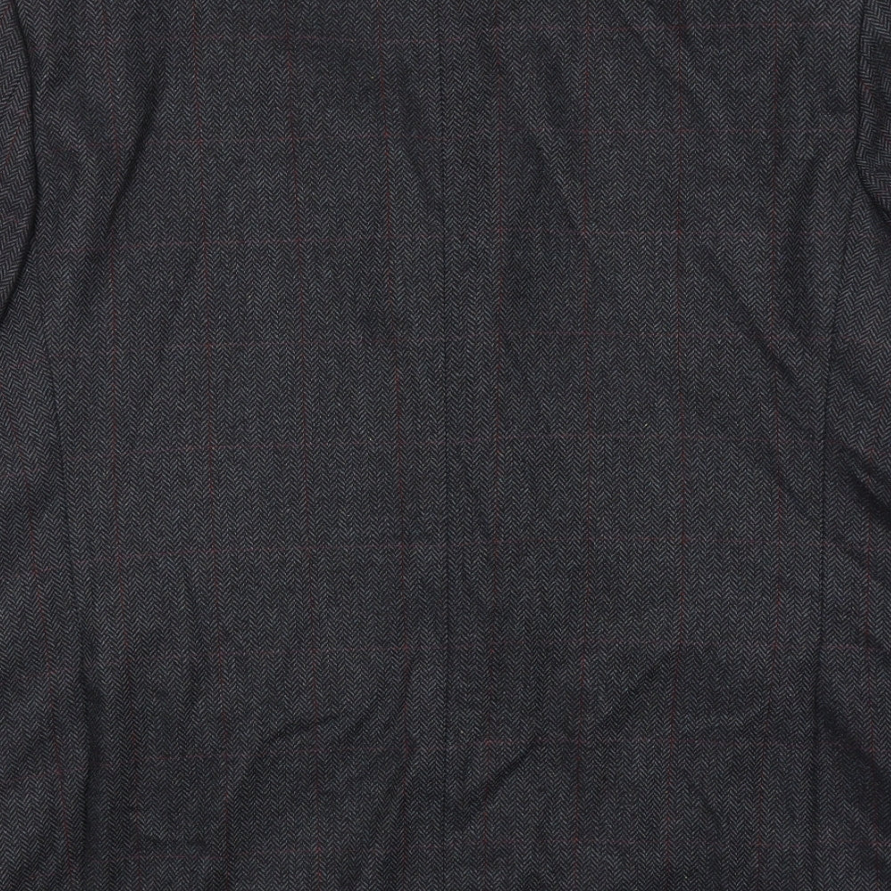 Atelier Mens Blue Wool Jacket Suit Jacket Size 48 Regular