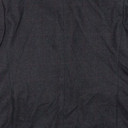 Atelier Mens Blue Wool Jacket Suit Jacket Size 48 Regular
