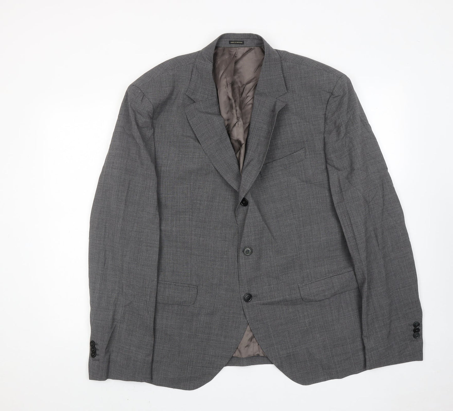 Mossimo Mens Grey Wool Jacket Suit Jacket Size 46 Regular