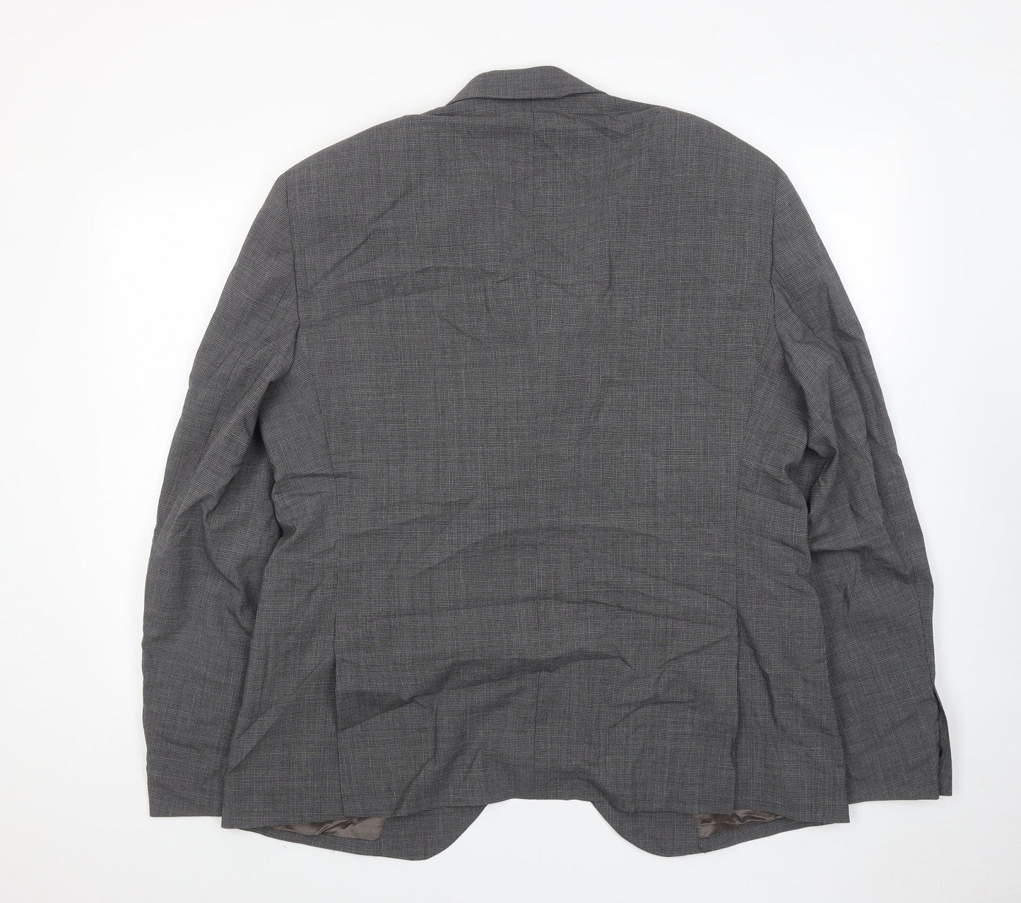 Mossimo Mens Grey Wool Jacket Suit Jacket Size 46 Regular