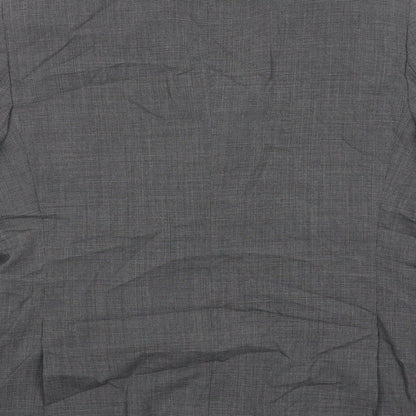 Mossimo Mens Grey Wool Jacket Suit Jacket Size 46 Regular