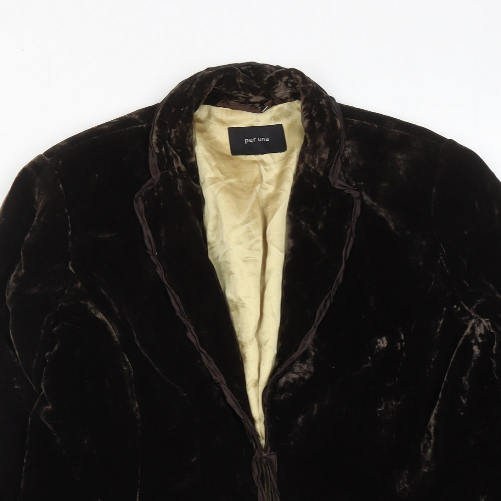 Womens UK Size 14 Per Una Brown Jacket