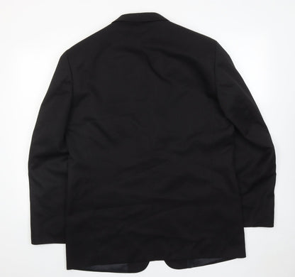 Mens UK Size 42 Zantos Regular Black Suit Jacket