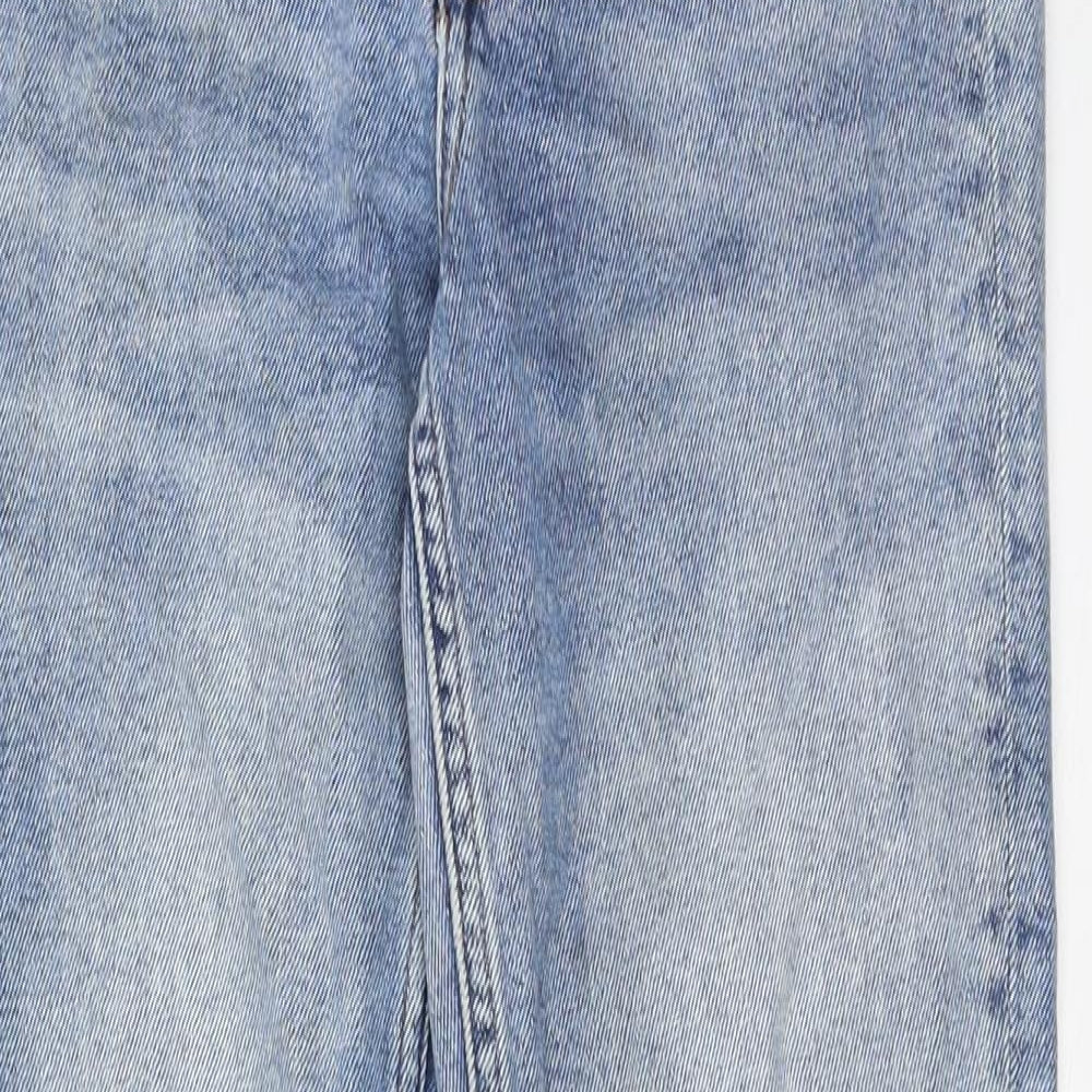 Womens UK Size 27 in H&M Regular Fit Skinny Blue Jeans