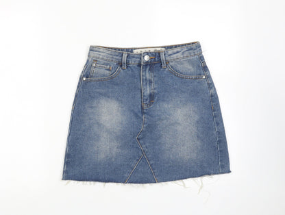 Womens UK Size 6 Denim & Co. A-Line Denim Skirt