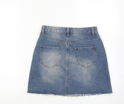Womens UK Size 6 Denim & Co. A-Line Denim Skirt