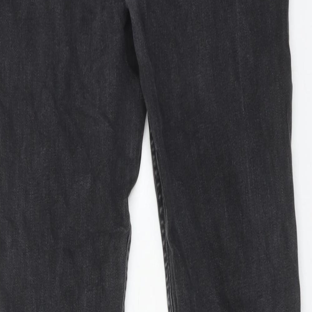 Loom Denim Womens Black Cotton Skinny Jeans Size 32 in L32 in Regular Zip