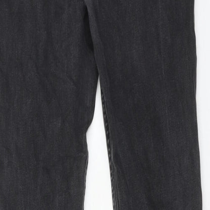 Loom Denim Womens Black Cotton Skinny Jeans Size 32 in L32 in Regular Zip