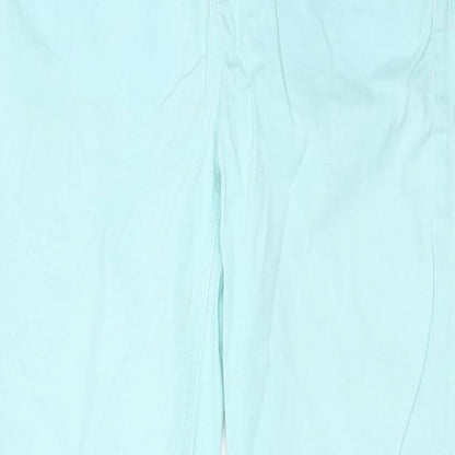 Bandolino Womens Blue Cotton Skinny Jeans Size 10 Regular Zip