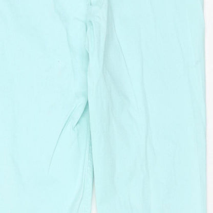 Bandolino Womens Blue Cotton Skinny Jeans Size 10 Regular Zip