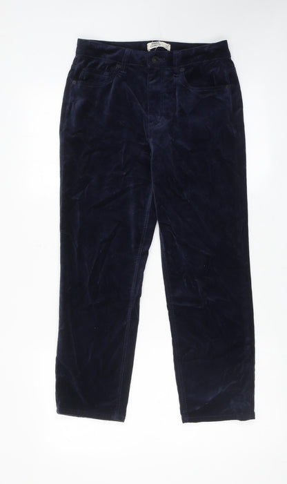 Womens UK Size 8 Marks and Spencer Regular Fit  Blue Trousers