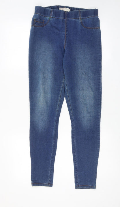 Womens UK Size 8 Papaya Regular Fit Jegging Blue Jeans