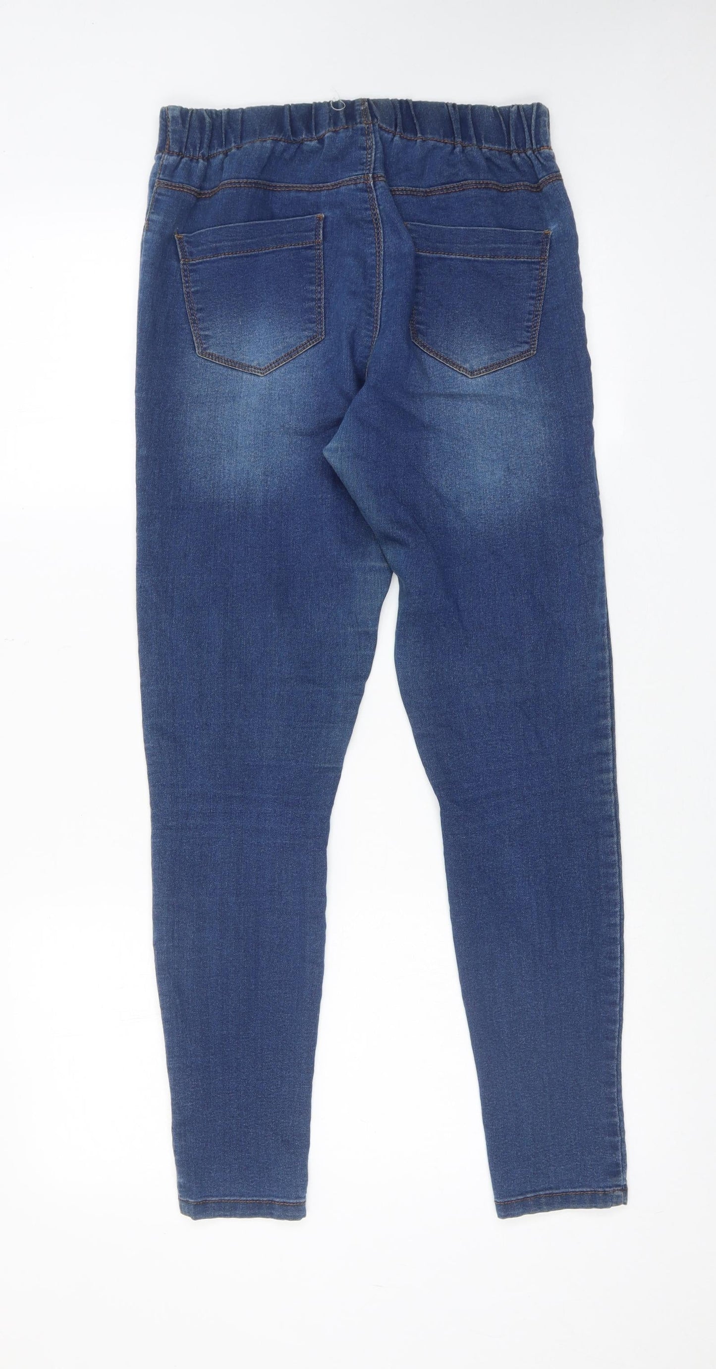 Womens UK Size 8 Papaya Regular Fit Jegging Blue Jeans