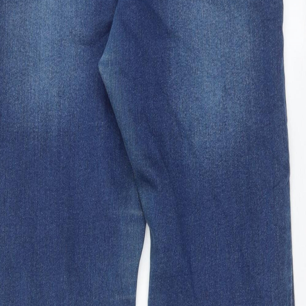 Womens UK Size 8 Papaya Regular Fit Jegging Blue Jeans