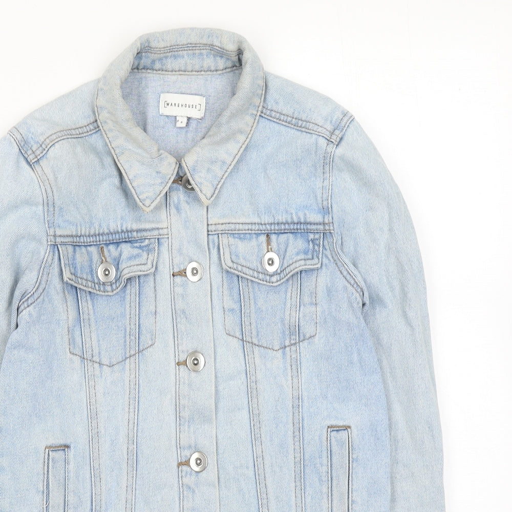 Womens UK Size 6 Warehouse Blue Jacket